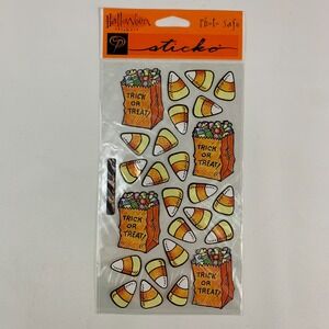 Stickopotamus Trick or Treat Bag and Candy Corn Sticko Stickers SP-HW-02